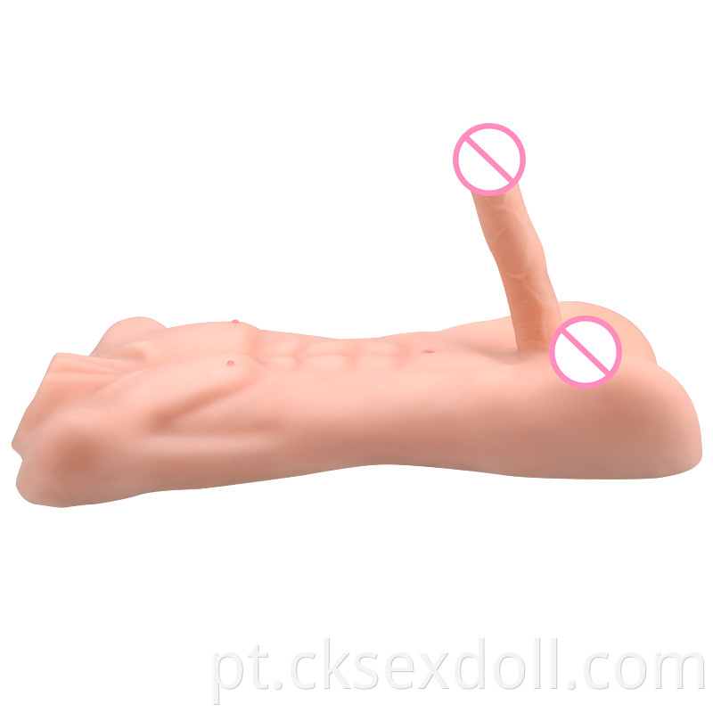 male masturbator torso sex doll with dildo